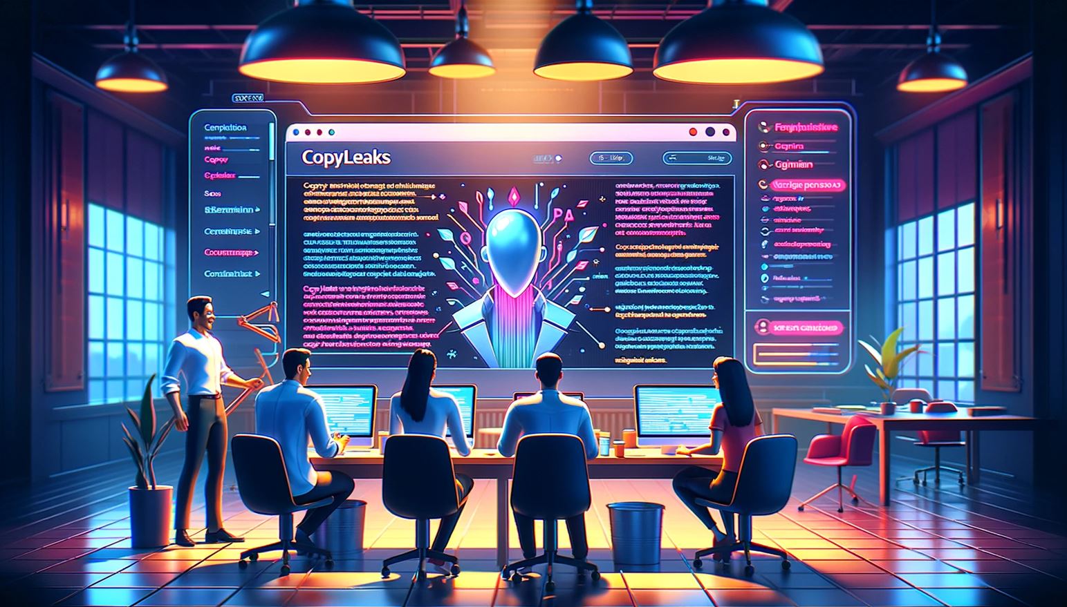 how does copyleaks detect ai2